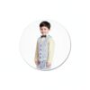 Nautica Baby Boys Suit Navy Khaki 4 Piece Vest Set-3