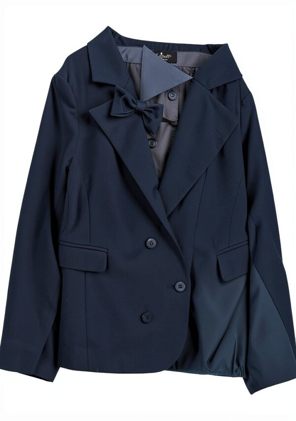 Baby Boys Tuxedo Suit Soft Breathable Formal Outfit 5pcs Set-4