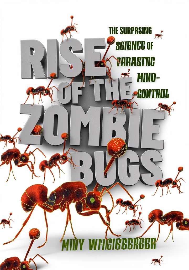 Kindle book cover showing parasitology themes