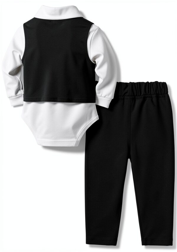 Juivesia Baby Boy Suit Cotton Formal Outfit 0-24 Months-1