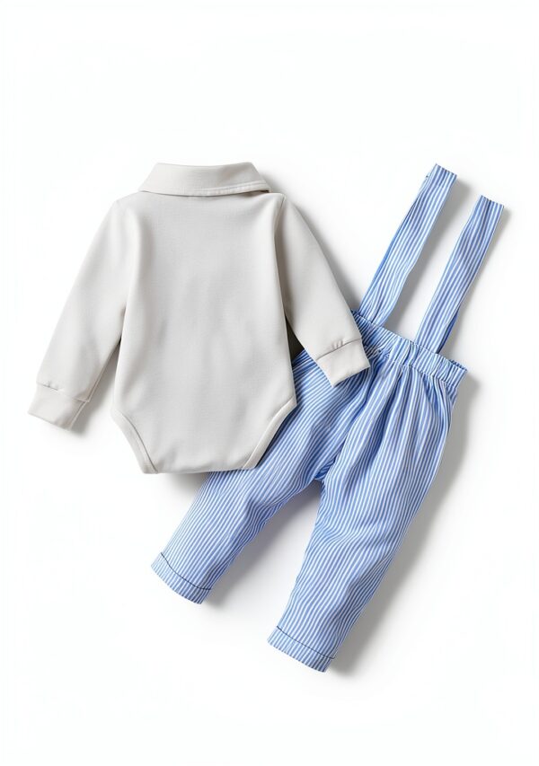 Baby Boy Suit Cotton Blend Romper Suspenders 0-18 Months-3