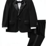 Nautica Baby Boys Suits Black Tuxedo Button Down Shirt-0