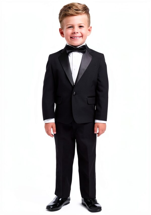 Nautica Baby Boys Suits Black Tuxedo Button Down Shirt-6