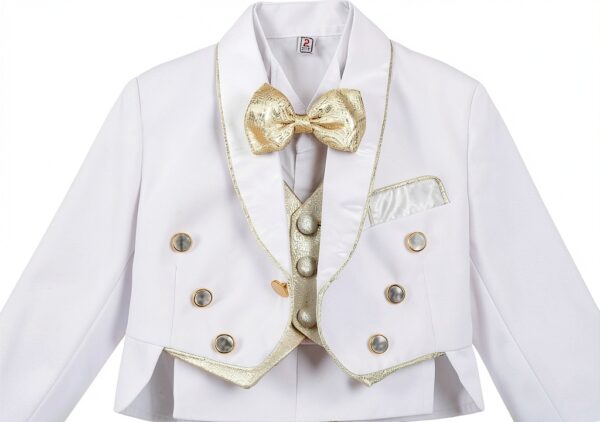 Dressy Daisy Boys Tuxedo Suit Set Formal Polyester Satin-3