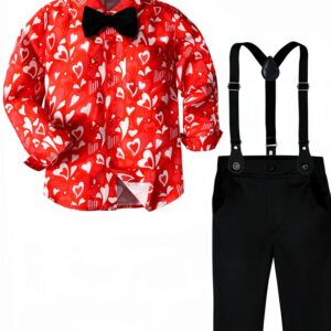 Toddler Boy Suit Cotton Blend Formal Outfit 1-6 Years-0