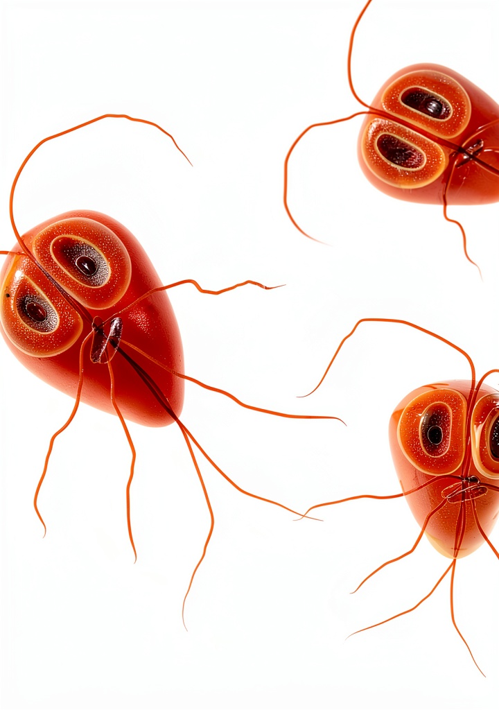 'Kindle book cover showing parasitology themes'