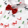 Toddler Boy Suit Soft Formal Outfit Burgundy Black White-4