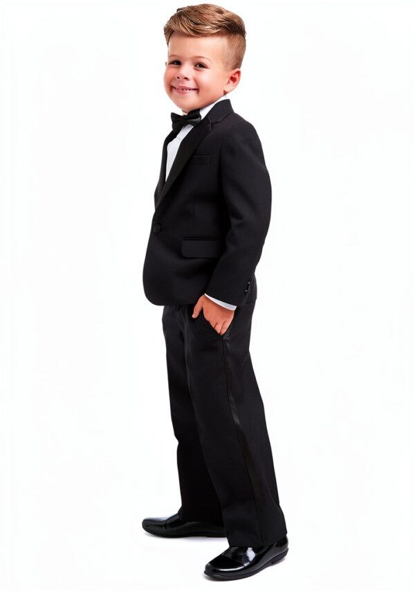 Nautica Baby Boys Suits Black Tuxedo Button Down Shirt-2