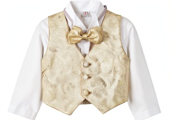 Dressy Daisy Boys Tuxedo Suit Set Formal Polyester Satin-4