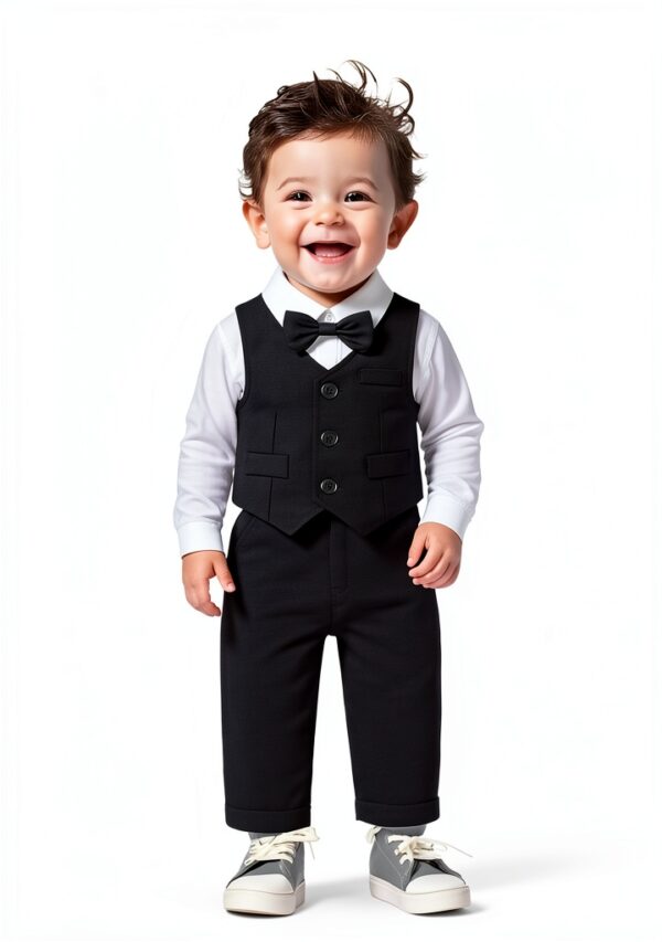 Juivesia Baby Boy Suit Cotton Formal Outfit 0-24 Months-3