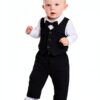 Juivesia Baby Boy Suit Cotton Formal Outfit 0-24 Months-2