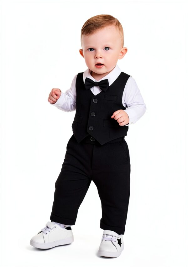 Juivesia Baby Boy Suit Cotton Formal Outfit 0-24 Months-2