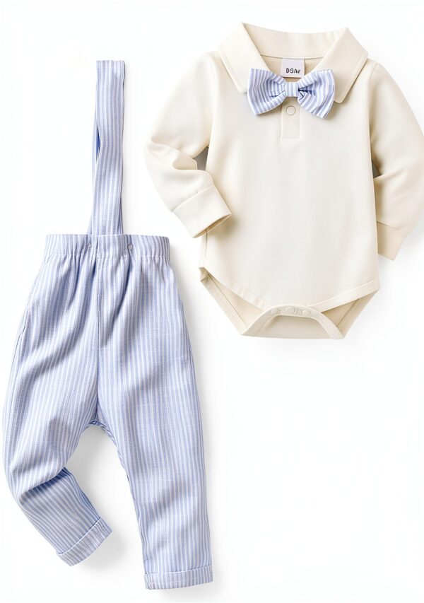 Baby Boy Suit Cotton Blend Romper Suspenders 0-18 Months-0