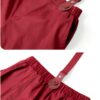 Toddler Boy Suit Soft Formal Outfit Burgundy Black White-5