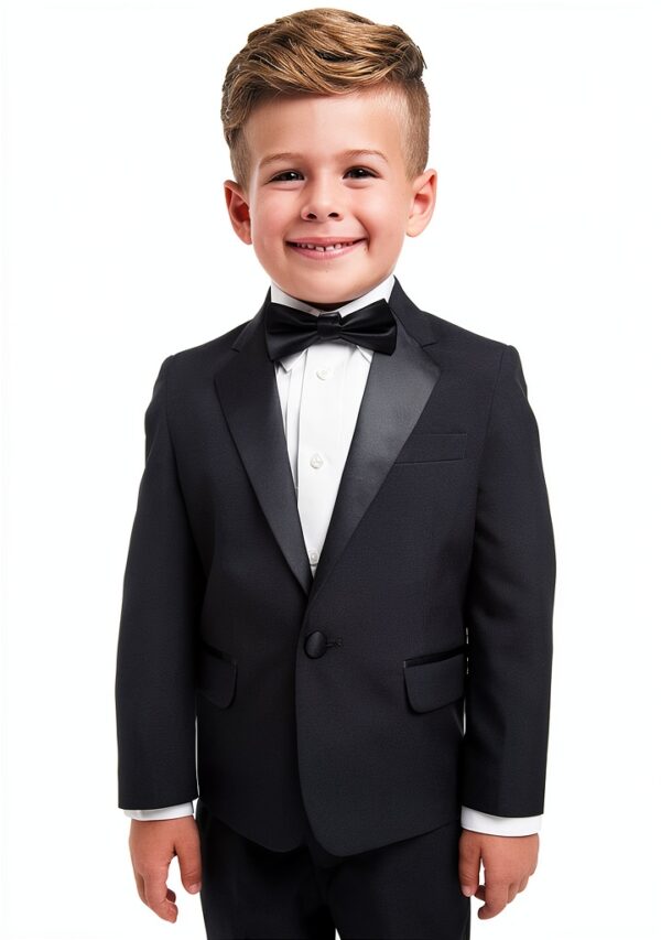 Nautica Baby Boys Suits Black Tuxedo Button Down Shirt-1