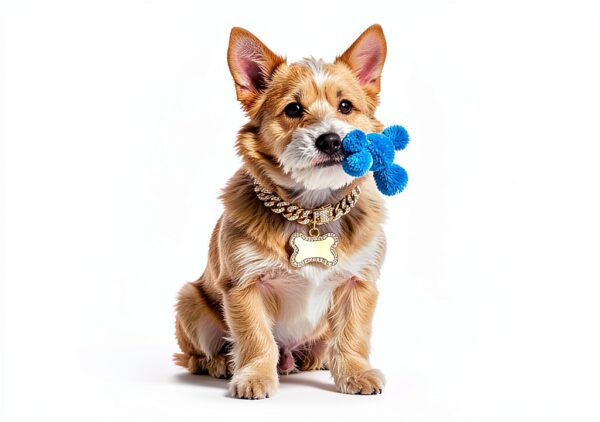 Gold Dog Collar Macuezu Metal Zirconia Small Pet Accessory-7