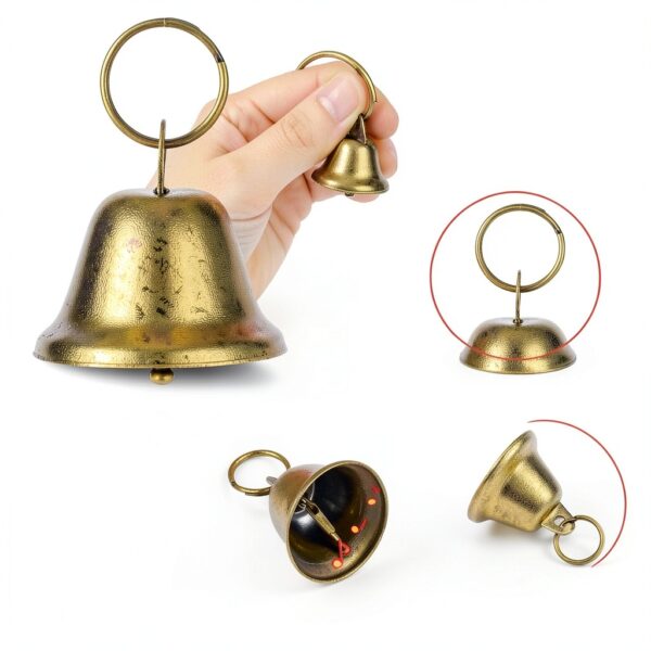 HOFURME Goat Collar Bell Adjustable Nylon Small Animal-3