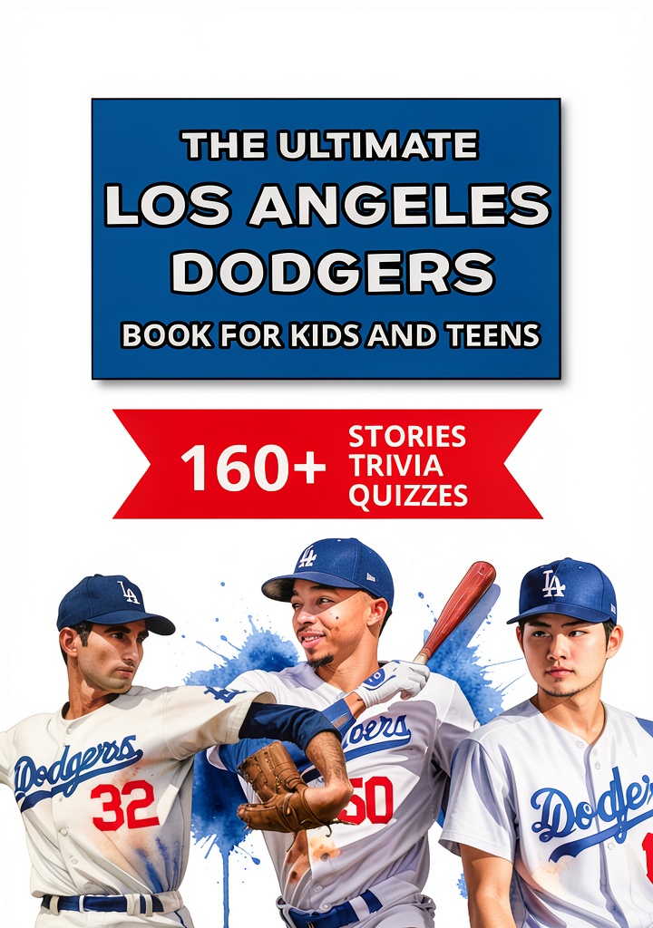 MLB Baseball Books For Kids And Teens eBook cover on a Kindle device