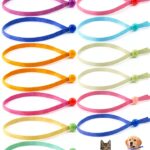 Xthrotsenk Puppy Kitten Collars Cotton Stretchable Breakaway-0