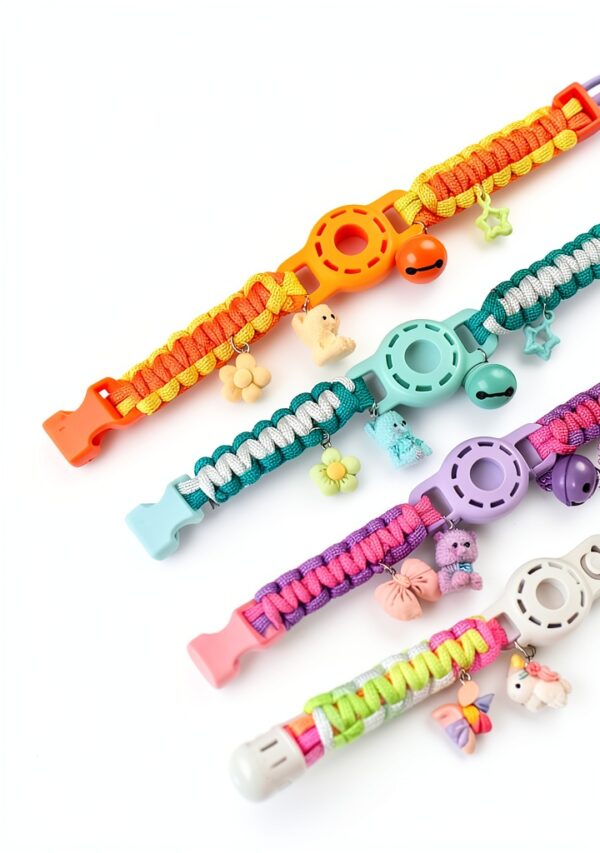 Pet Collar AirTag Holder Hand Woven Shenzhen Lianshang-1