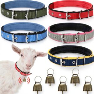 Clysee Adjustable Goat Collars with Bells Small Animals-0