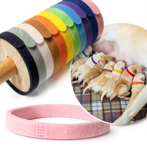 Puppy Whelping Collar Bilkeru Nylon Adjustable L-6